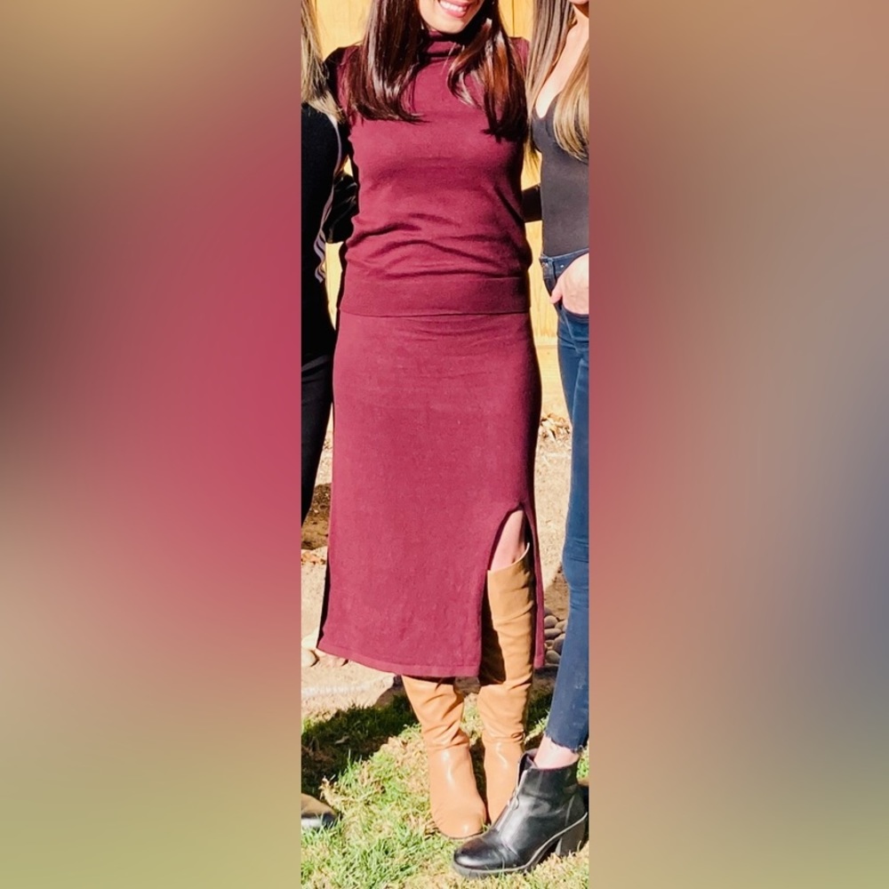 Banana Republic Factory Sweater Top and Skirt Set